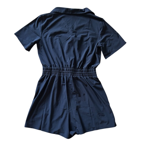 Athleta Avenue Romper Navy Blue - Picture 9 of 9